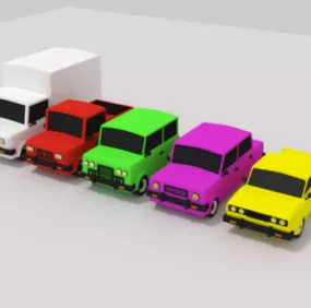 Car Cartoon Style Collection 3d model