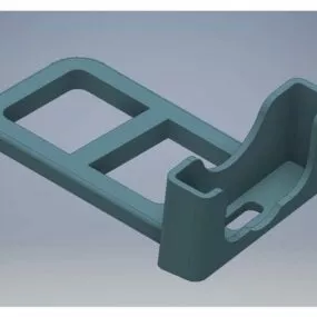 Printable Car Phone Holder Cassette Player 3d model