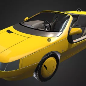 Super Car Prototype 3d model