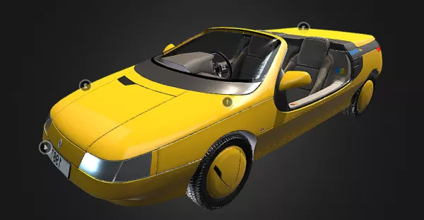 Super Car Prototype 3d model Super Car Prototype 3d model