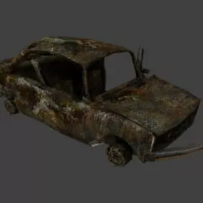 Car Damaged 3d model