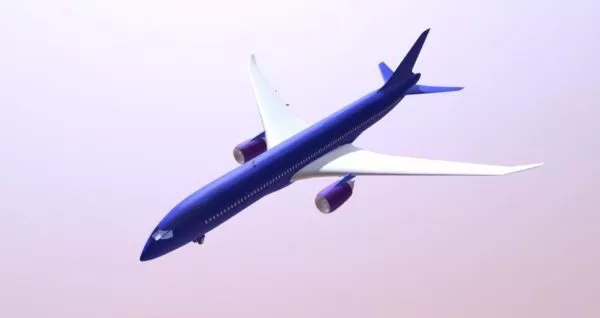 Airbus A380 Passenger Airplane 3d model