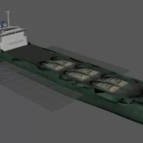 Container Cargo Ship 3d model