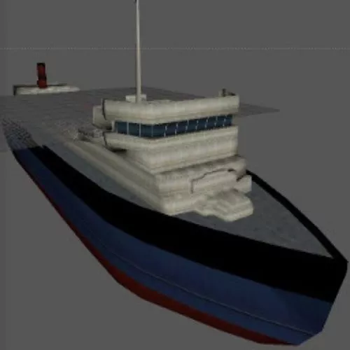 Iron Cargo Ship 3d model Iron Cargo Ship 3d model