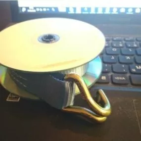 Printable Cargo Strap Spool 3d model