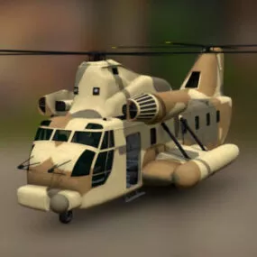 Cargobob Helicopter Gta Game 3d model