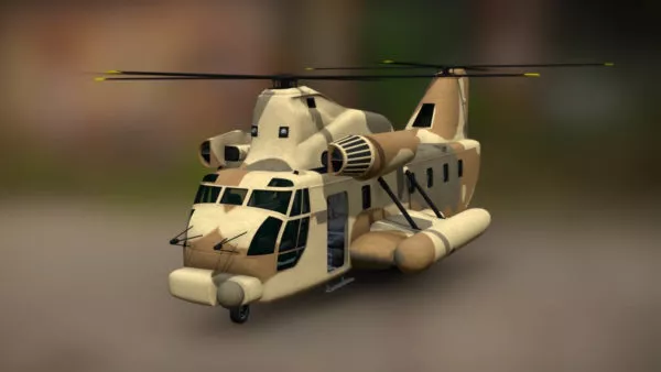 Cargobob Helicopter Gta Game 3d model Cargobob Helicopter Gta Game 3d model