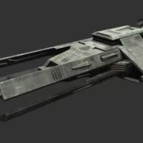 Carguero Ligero Sci-fi Spaceship 3d model