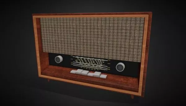 Vintage Carmen Radio 1963 3d model Vintage Carmen Radio 1963 3d model