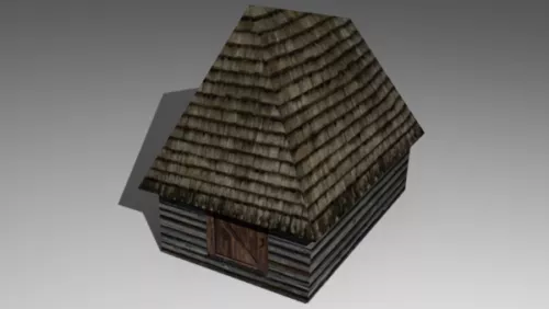 Carpathian Vintage House 3d model Carpathian Vintage House 3d model