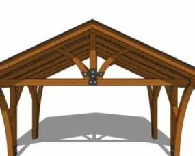 Carport Pavilion 3d model