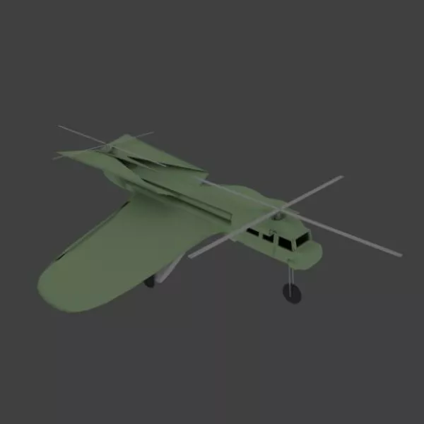Security Drone Bot 3d model