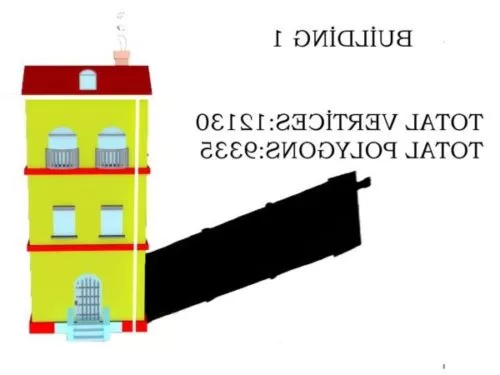Cartoon Building Design 3d model Cartoon Building Design 3d model