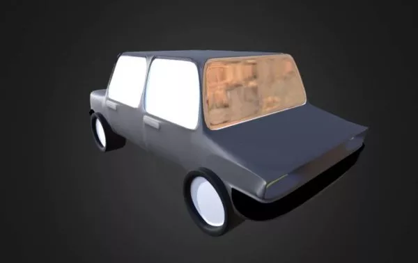 Cartoon Car Design 3d model Cartoon Car Design 3d model