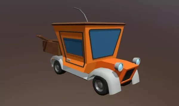 Cargo Lift Truck 3d model
