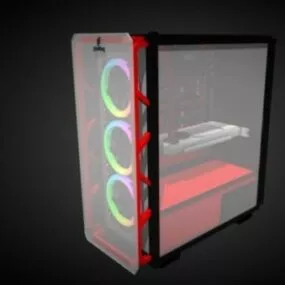 Transparent Pc Case 3d model