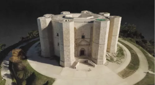 Del Monte Stone Castel 3d model Del Monte Stone Castel 3d model