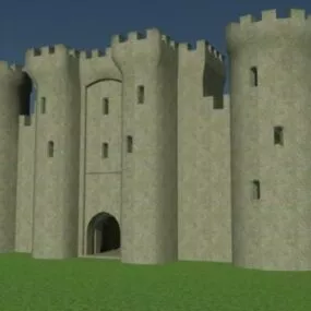 Rock Castle Design 3d model