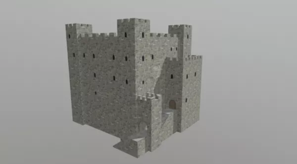 Polygon King Castle 3d model