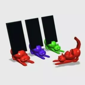 Cat Phone Holder Printable 3d model