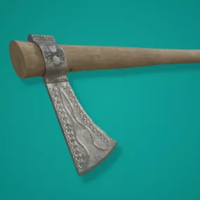 Celtic Axe Weapon 3d model