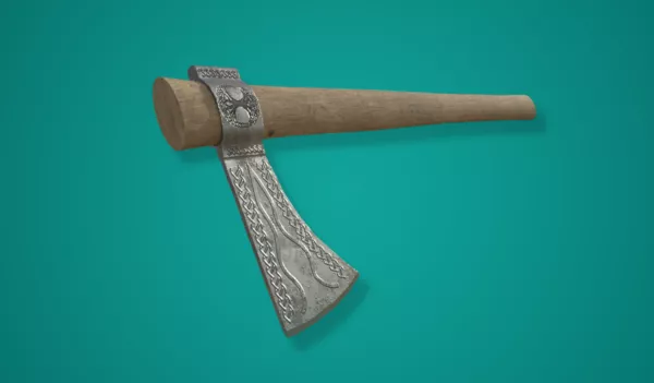 Celtic Axe Weapon 3d model Celtic Axe Weapon 3d model