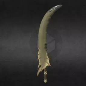 Long Sword Weapon 3d model