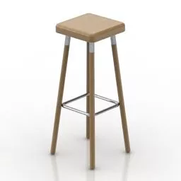 Furniture Bar Chair Stool 3d model