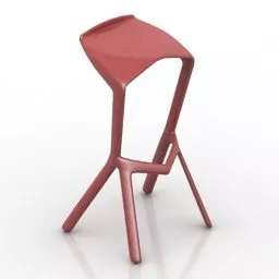 Plastic Chair Muira 3d model