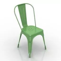 Metal Tolix Chair Furniture 3d model
