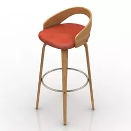 Bar Chair Grotto Design 3d model Bar Chair Grotto Design 3d model