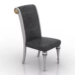 High Back Chair Edita Design 3d model