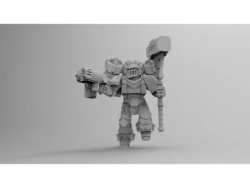 Chaos Smash Lord Character Sculpt 3d model Chaos Smash Lord Character Sculpt 3d model