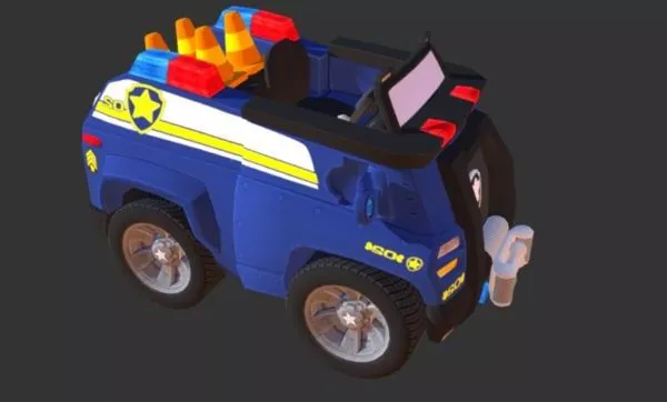 Chase Police Vehicle Design 3d model Chase Police Vehicle Design 3d model