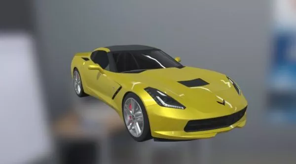 Car Chevrolet Corvette C7 3d model Car Chevrolet Corvette C7 3d model