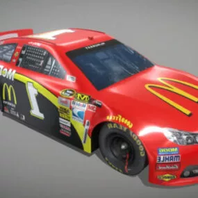 Chevrolet Ss Nascar Car 3d model