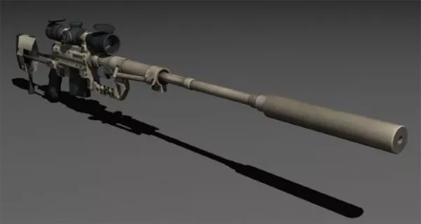M4a1 Rifle 3d model