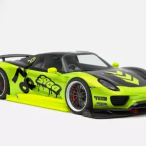 Chimera Porsche 918 Car 3d model