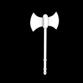 Chopped Axe Weapon 3d model