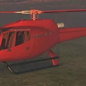Chopper Helicopter 3d model