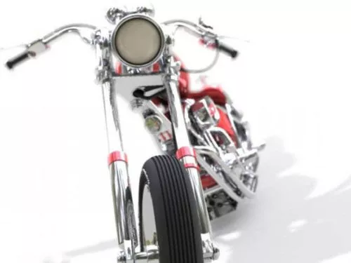 Lady Bicycle Small Wheel 3d model
