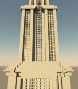 Usa Chrysler Building 3d model