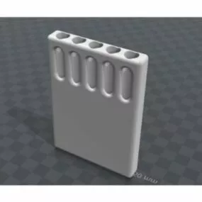 Printable Cigarette Case 3d model