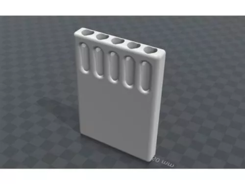 Printable Cigarette Case 3d model Printable Cigarette Case 3d model