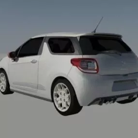 Citroen Ds Sedan Car 3d model