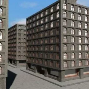 Western City Building 3d model