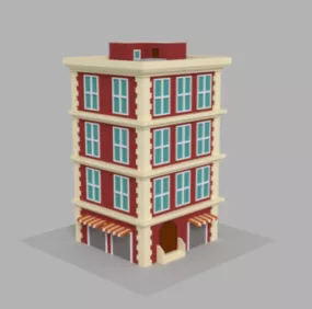 City Glass Office Building 3d model