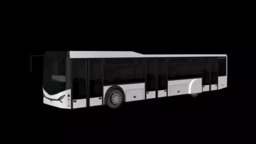 Cartoon School Bus 3d model