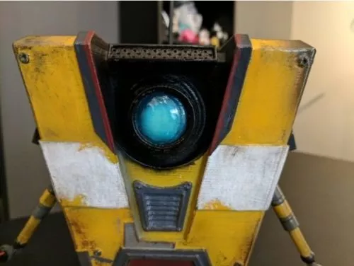 Claptrap From Borderlands Printable 3d model Claptrap From Borderlands Printable 3d model