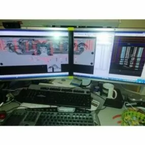 Printable Clips For Dual Monitors 3d model